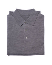 Load image into Gallery viewer, Merino Wool Long Sleeve Polo