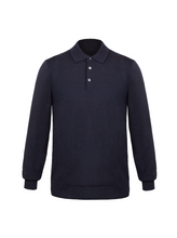 Load image into Gallery viewer, Merino Wool Long Sleeve Polo