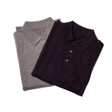 Load image into Gallery viewer, Merino Wool Long Sleeve Polo
