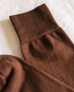 Socks - Chocolate Brown